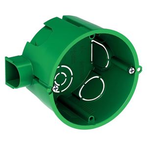 Коробка 68*42 круг бетон IP20 80-0501С 7 вводов