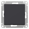 Атлас карбон переключатель 1кл скрытая 10А IP20 