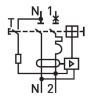 Дифавтомат 2Р 25А C тип AC 10мА 6кА 2мод АВДТ-63N EKF PROxima