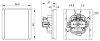Фортепиано черный переключатель 1кл скрытая 10А IP20 